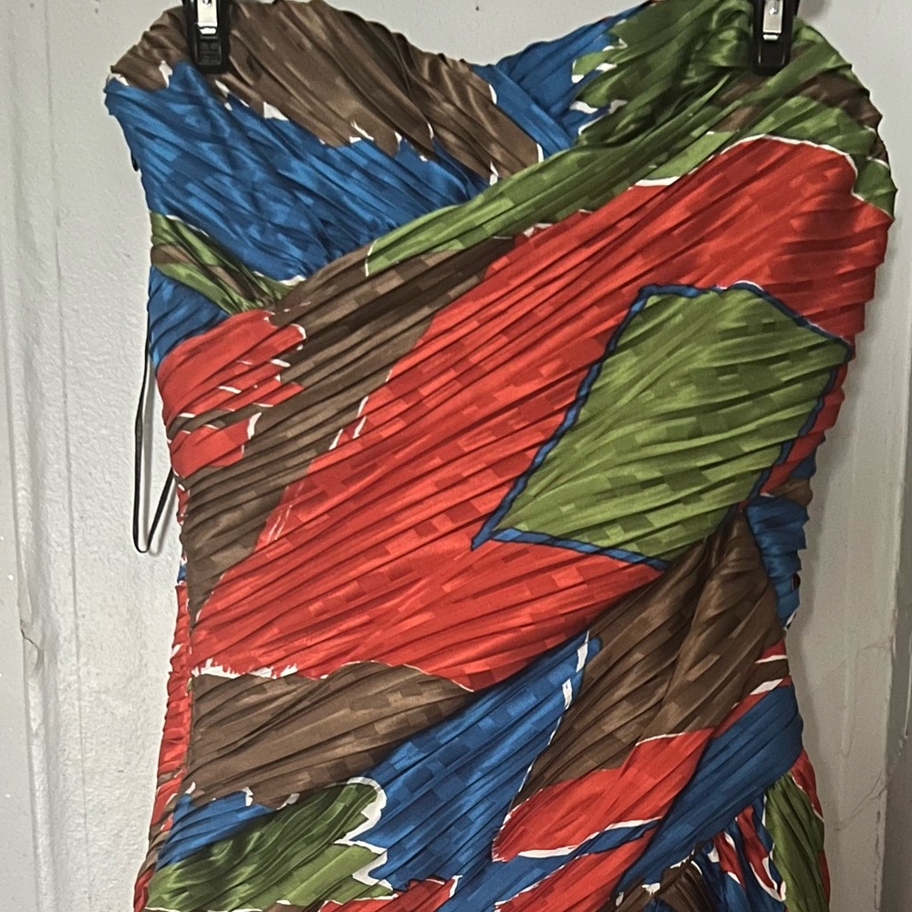 Tory Burch Floral strapless dress size 4